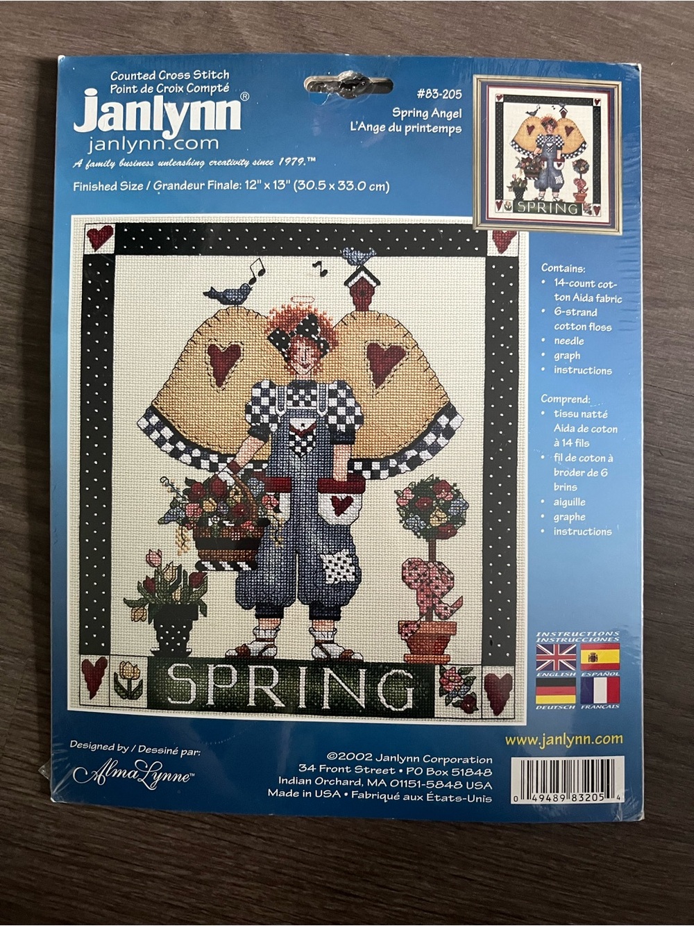 Janlynn "Spring Angel" Cross Stitch Kit